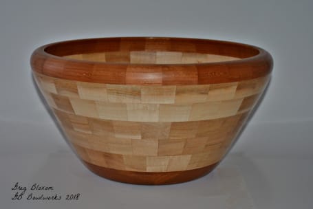 Hand turned wooden bowls